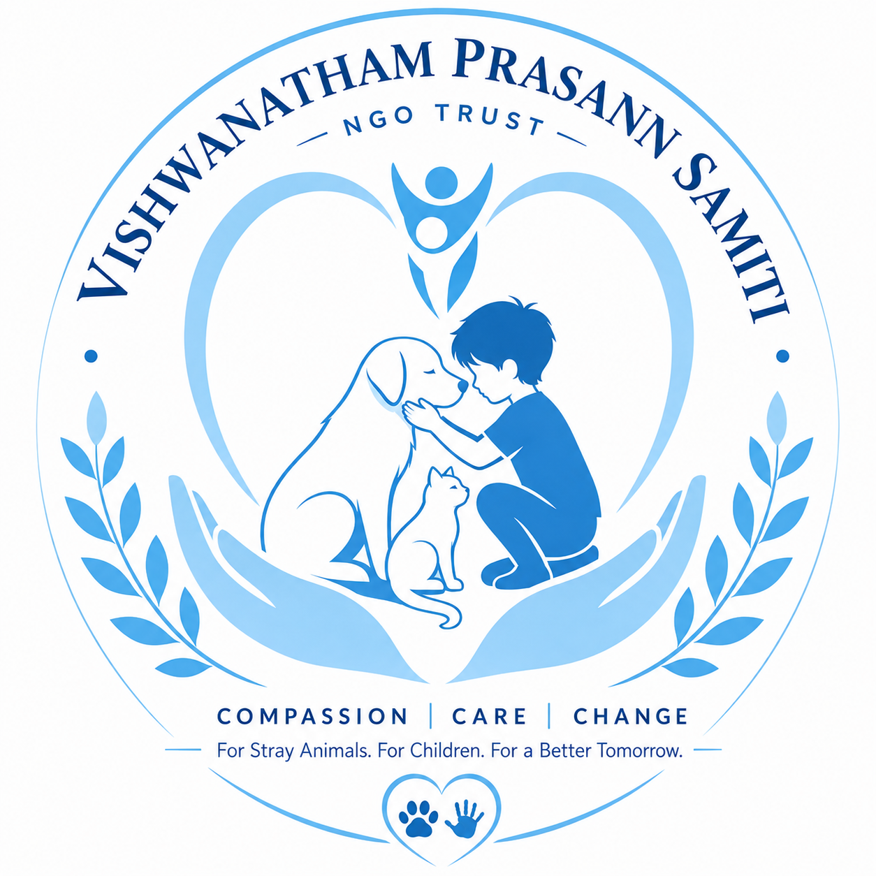 Vishwanatham Prasann Samiti emblem